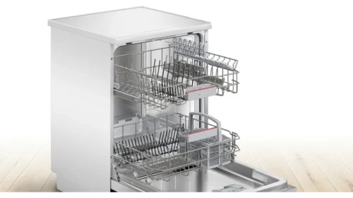 SMS46GW01P - Bosch Series 4 Freestanding Dishwasher White - Image 3