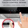 DH-8148 - Delonghi Cooker Hood Suction1450m3/hr Stainless Steel - Image 5