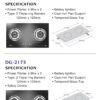 D1670 – Delonghi Promo Package Cooker Hood 1490 m3h + Gas Hob 2 burner - Image 3