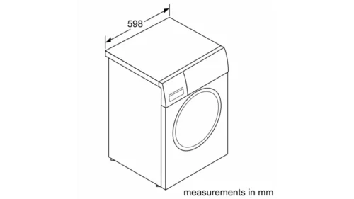 WAX32M40SG - Bosch Series 8 Front Load Washing Machine 10 kg 1600 rpm - Image 7