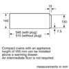 BIC630NS1B - Bosch Series 8 Built-in Warming Drawer Stainless steel - Image 4