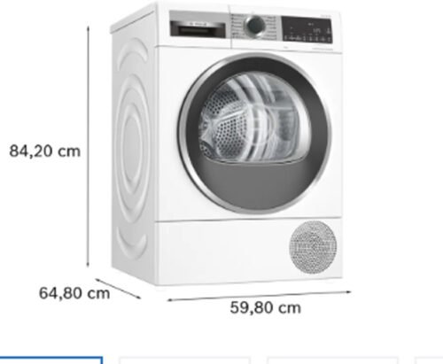 WQG24200SG- Bosch Series 6 heat pump dryer 9 kg - Image 6