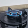 S7852 - DE&E 5.2kw Build-In Gas Hob Ultra Slim Black Tempered Glass - Image 3