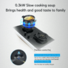 S7850 - DE&E Ultra Slim 5.2kw with Timer Build-in Hob Black Tempered Glass - Image 2