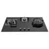 S8638 - DE&E Ultra Slim Build-In 5.2kw Gas Hob Black Tempered Glass