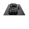 S7850i - DE&E Flexi Built-In 2 Burner 5.2kw Gas Hob Black Tempered Glass - Image 3