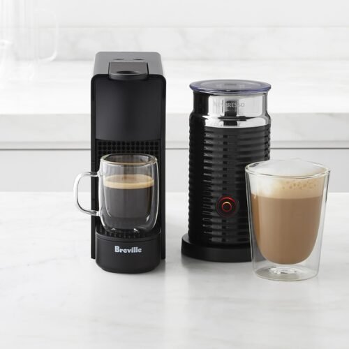 Nespresso Essenza Mini C30 Piano Black & Aeroccino Milk Frother - Image 3